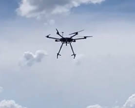 Drone technology is successfully used to attach bird flight diverters to a live powerline