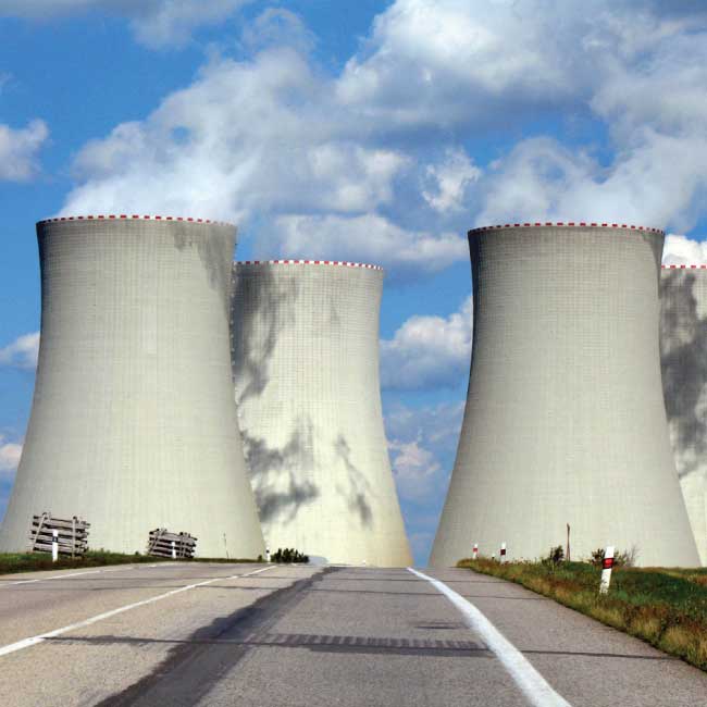 image of cooling towers