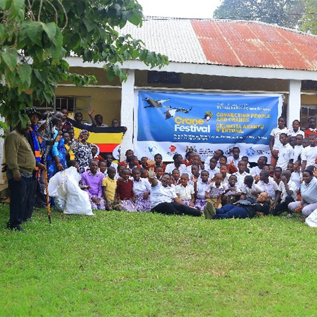 Crane Festival Unites Communities to Safeguard Uganda’s Grey Crowned Cranes