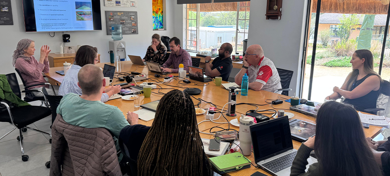 EWT team during biodiversity offset training workshop