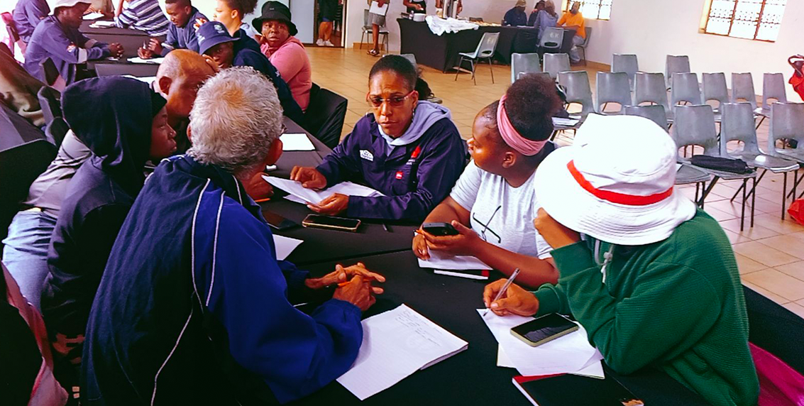 youth participating in conservation-compatible agriculture training