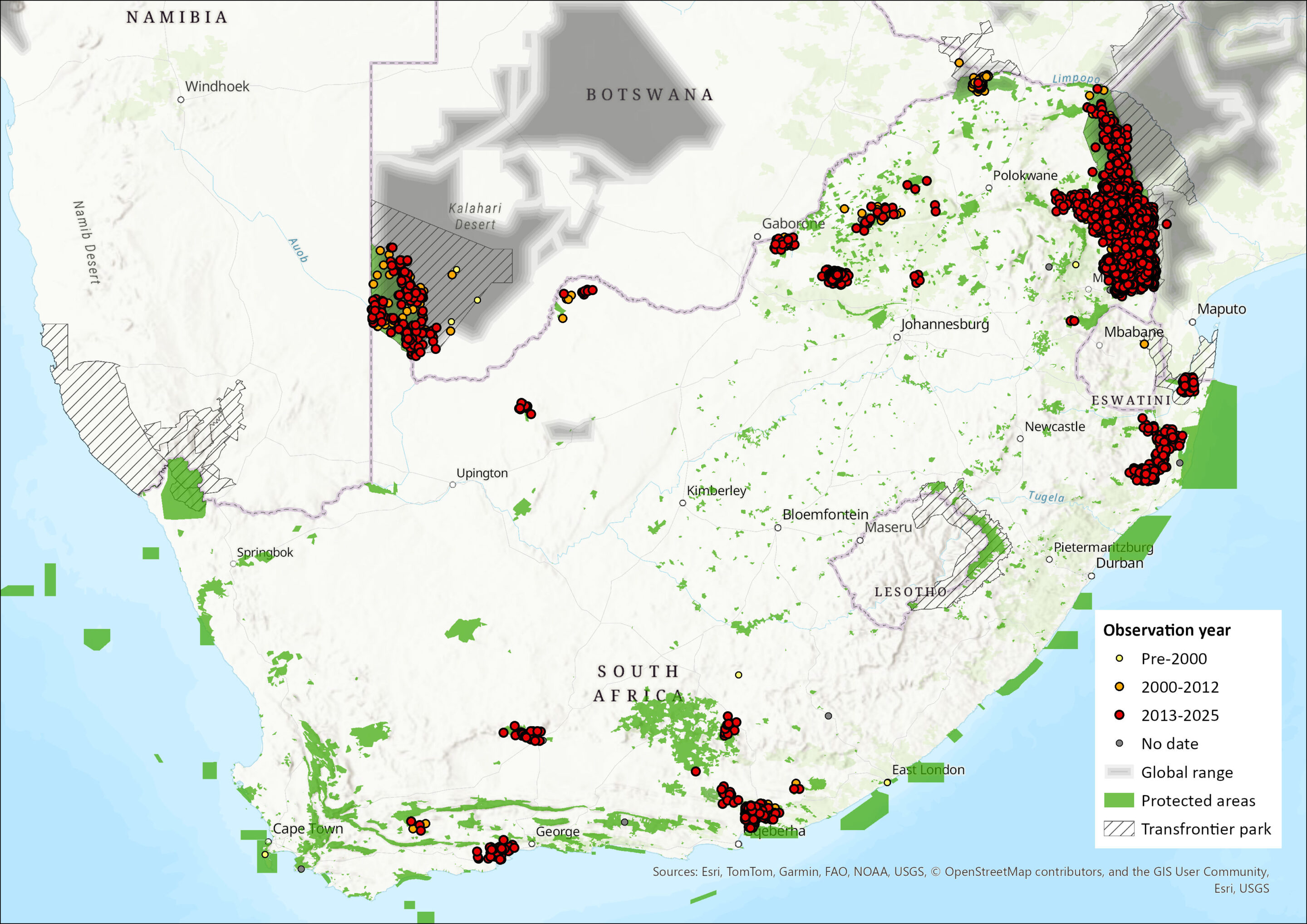 Lion Distribution Map