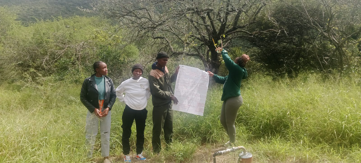youth conservation training Limpopo Medike Nature Reserve workshop