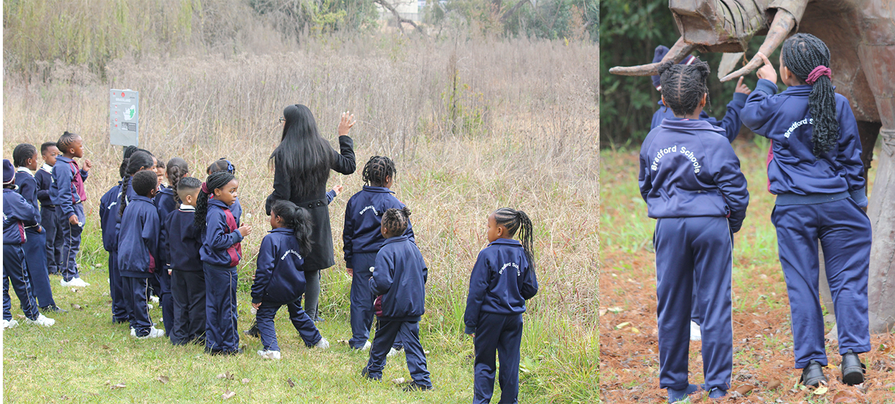 Youth conservation education South Africa learners visiting Endangered Wildlife Trust headquarters