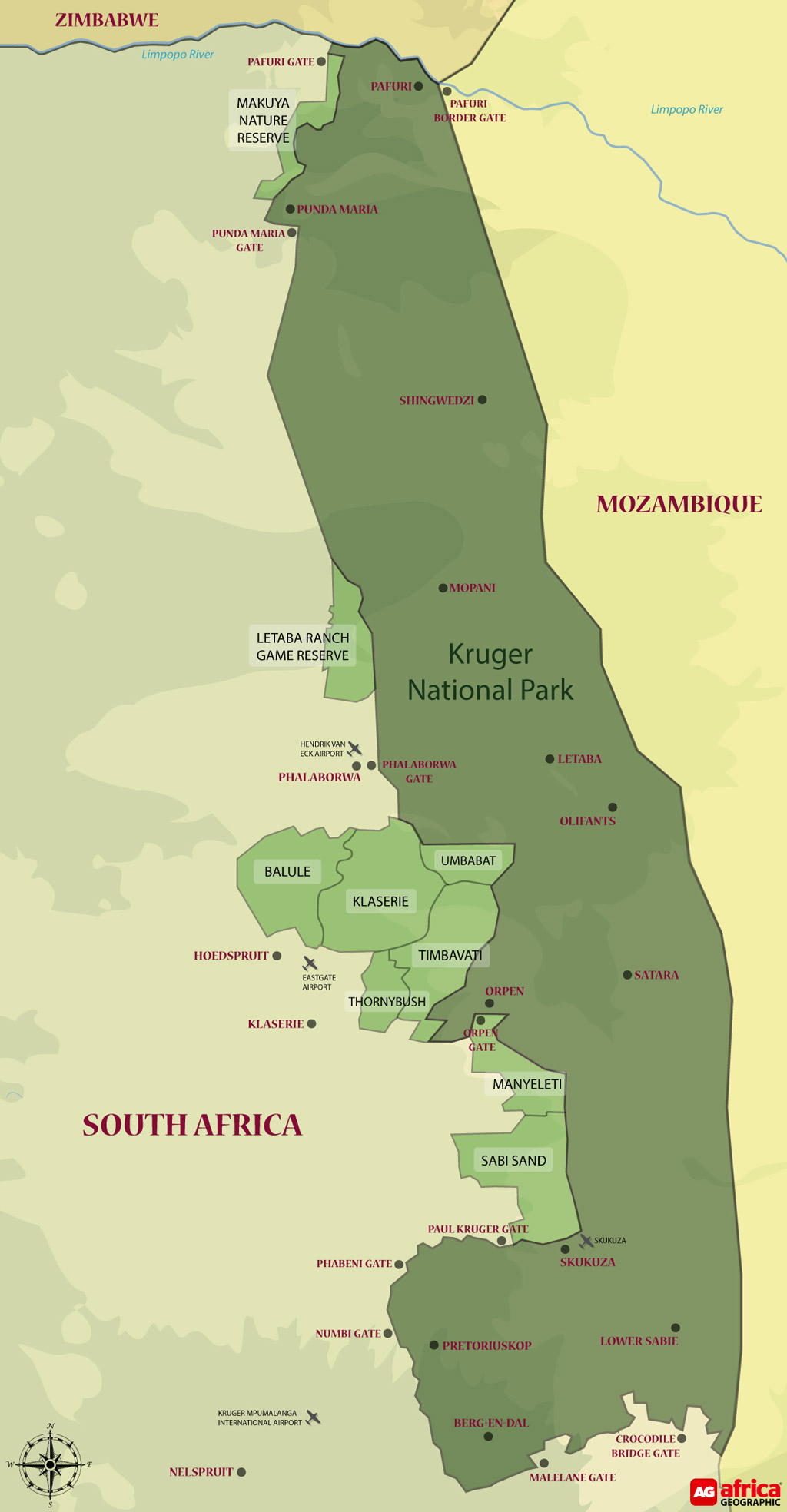 Greater-Kruger-light-green-and-Kruger-National-Park-dark-green