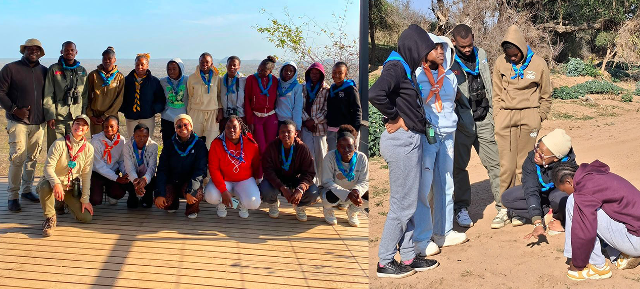 Young women participating in the Lioness Leadership Camp near Kruger National Park